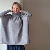 Oversize roll neck jumper