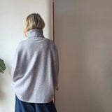 Oversize roll neck jumper