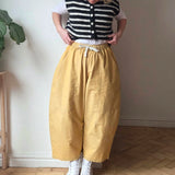 Light barrel trousers