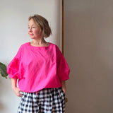 Draw string cotton top