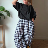 Draw string cotton top