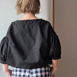 Draw string cotton top