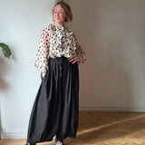 Spotted sheer shirt