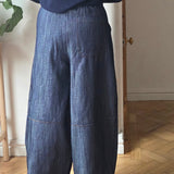 Pleated Jeans