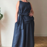 Balloon Linen Trousers