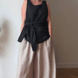 Balloon Linen Trousers