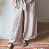 Balloon Linen Trousers