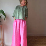Wide Leg Linen trousers