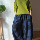 Spotted jersey trousers