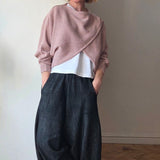 The baby cross front jumper (cotton blend)