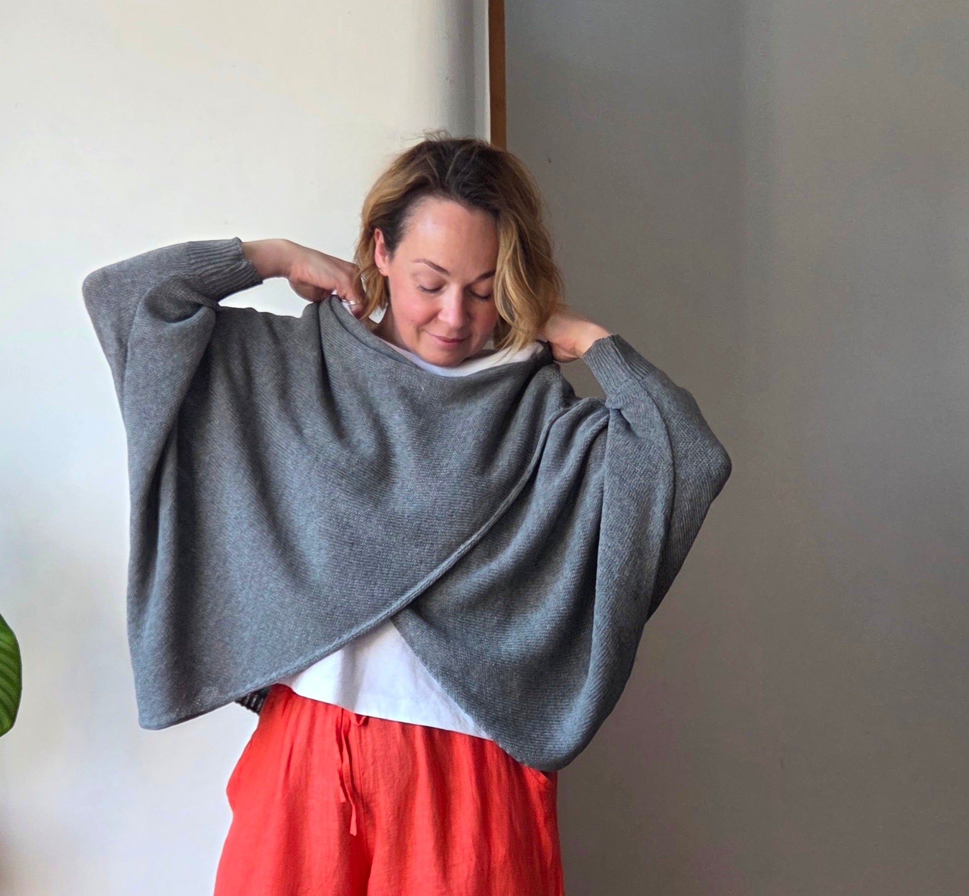 Cross front jumper - PRE- ORDER