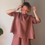Ara linen top