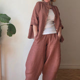 Ara linen top