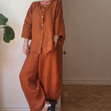 Ara cropped trousers - linen