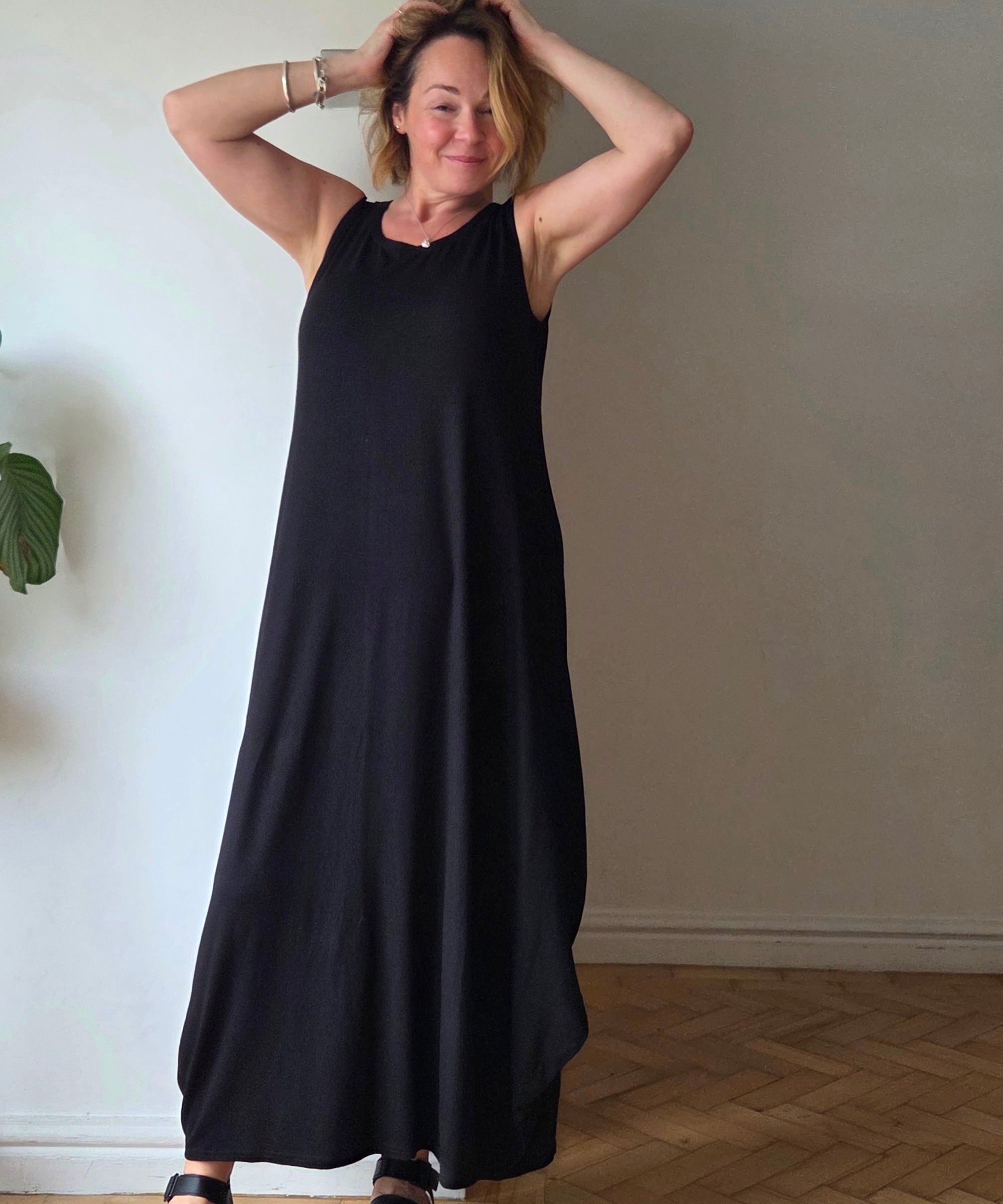 The Tulip Stretch Maxi Dress from So Satsuma Clothing UK.