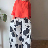 Spotted summer trousers from So Satsuma Clothing UK.