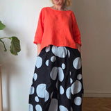 Spotted summer trousers from So Satsuma Clothing UK.