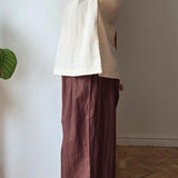 Immy cropped Sleeved top - Solid colour