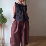 Lila Barrel Trousers