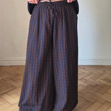 Anni Checked Wide Leg Trousers