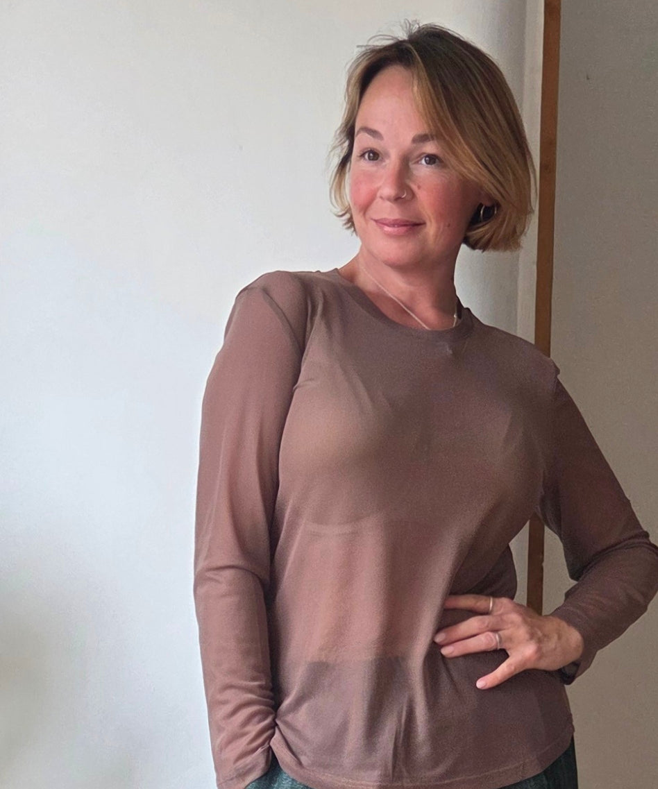Autumn Mesh Top