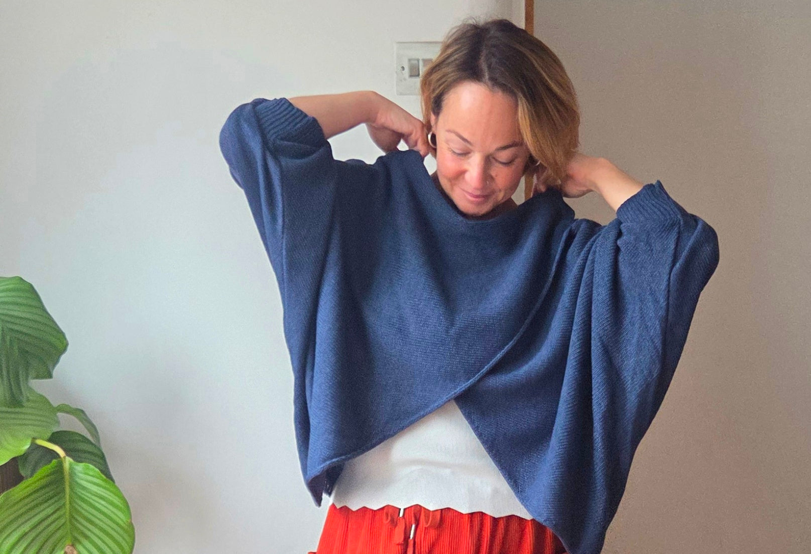 Cross front jumper - PRE- ORDER