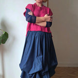 The Parachute Denim Skirt
