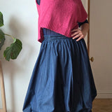 The Parachute Denim Skirt