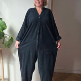 Cord boiler suit