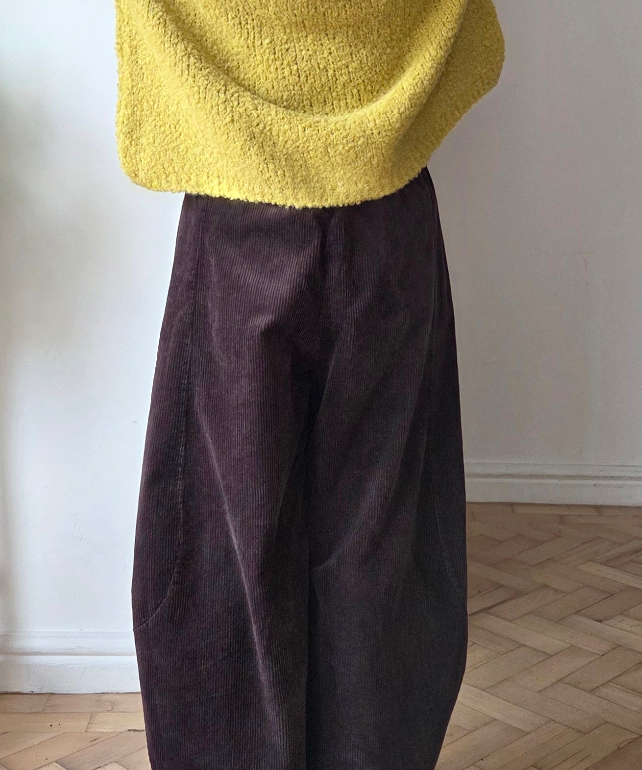 Big Cord Barrel Trousers