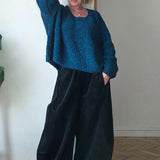 Big Cord Barrel Trousers