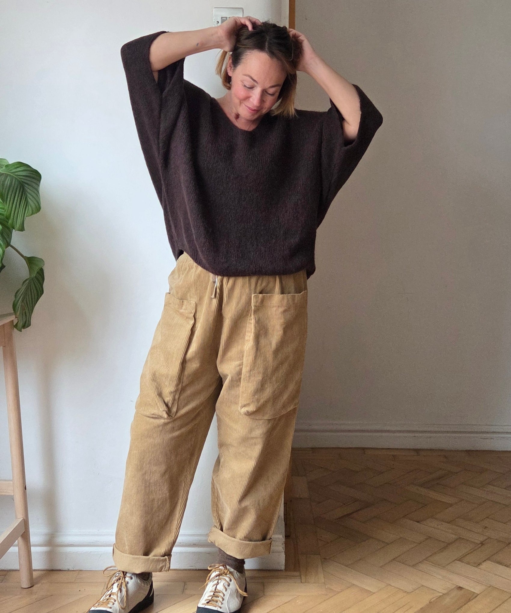 Big Pocket Cord Trousers