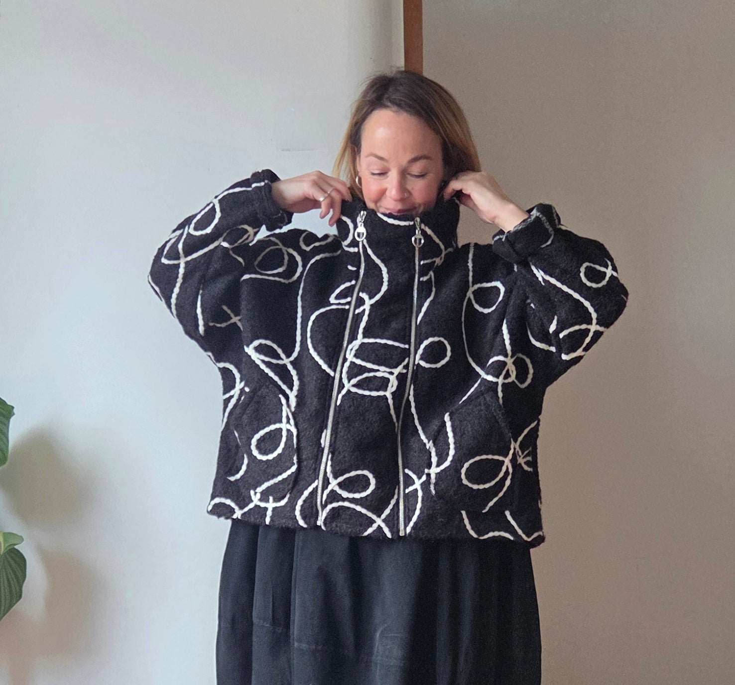Swirl Boxy Jacket