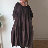 Cord Balloon Dress