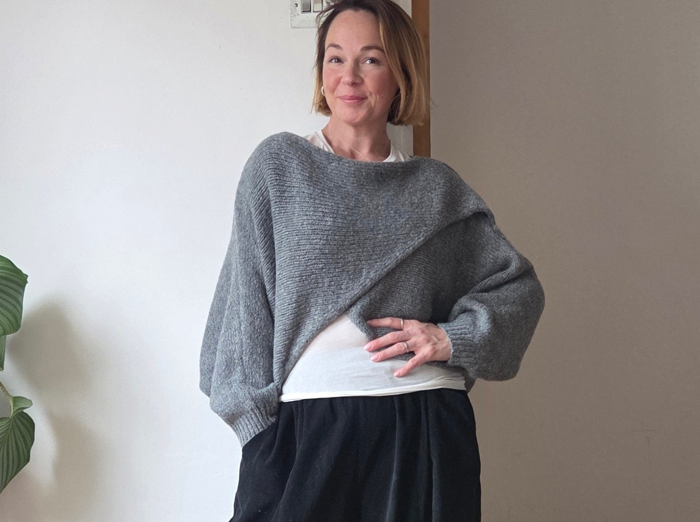 Winter Cross Front Jumper