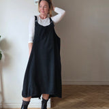 Needle Corduroy Pinafore Dress