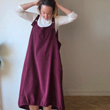Needle Corduroy Pinafore Dress