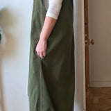 Needle Corduroy Pinafore Dress