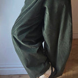 Cropped Velvet Trousers