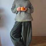 Cropped Velvet Trousers