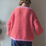 Boat neck Striped Jumper