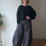Pinstripe  Barrel Trousers - PRE-ORDER