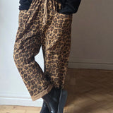 Big Pocket Leopard Trousers