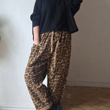 Big Pocket Leopard Trousers
