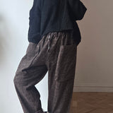 Big Pocket Leopard Trousers