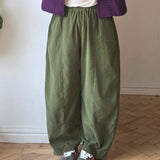 Needle Cord Barrel Trousers