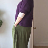 Needle Cord Barrel Trousers