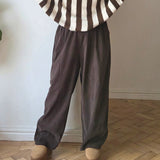Needle Cord Barrel Trousers
