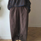Needle Cord Barrel Trousers
