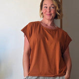 Cap sleeve t shirt